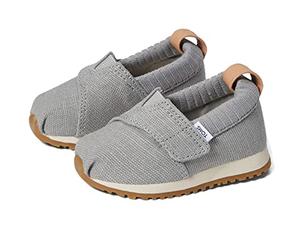 TOMS Boy's Alpargata Resident Sneaker, Drizzle Grey Heritage Canvas, 11 UK Child