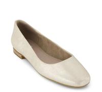 TOMS Briella Ballerines Plates pour Femme, Daim métallisé Champagne, 37.5 EU