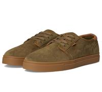TOMS Carlo 2.0 Baskets à lacets pour homme Blanc, Vert olive militaire, 46 EU
