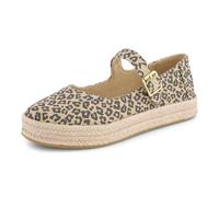 TOMS Carolina Mary Jane Espadrilles en textile pour femme Avoine, Multicolore, 38.5 EU