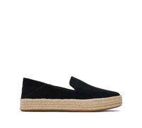 Toms - Carolina Suede Black Chaussures Slip-On - Femme - Chaussures - Noir - Taille: 38 EU