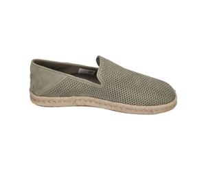 Toms - Chaussure Slip-On en Daim Gris Perforé à Diamant - Homme - Chaussures - Vert - Taille: 41 EU