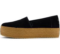 TOMS Chaussures à plateforme Valencia pour femme, Daim noir, 39 EU