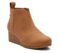 TOMS Clare Botte, Similicuir PU Nubuck Marron Clair, 36 EU
