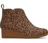 TOMS Clare Bottine, Toffee Flocked Mini Cheetah, 35.5 EU