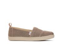 TOMS Classic Alpargata Semelle de Mocassin, Gold Sparkle Knit, 37.5 EU
