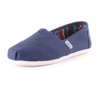 Toms Classic Femme Chaussures Sans Lacets Bleu Naval - Bleu - 35 1/2