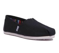 TOMS Classique à Enfiler S-CANVAS 7.6-20.3cm Noir Taille UK 3 - 8