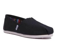 Toms Classique Slip-On S-Canvas Slip-On En Noir Taille EU 36-42
