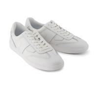 TOMS Collins Baskets à lacets en cuir pour femme, blanc, 11