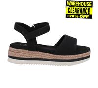 Toms Diana Fille Junior Sandales Mode Liège Plateforme Été Enfants Compensé Noir