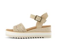 TOMS Diana Sandal Sandale cage espadrilleFemme | Boucle de cheville réglable, CloudBound Foam Comfort, semelle intermédiaire légère en corde, semelle extérieure en EVA