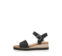 Toms - Diana Wedge Sandal - Femme - Chaussures - Noir - Taille: 38 EU