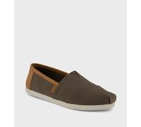TOMS Espadrille Alpargata pour Homme, Cantine sergé brossé/Bordure synthétique Marron Clair, Pointure 40 EU, Canteen Brossé Sergé Tan Bordure Synthétique, 40.5 EU