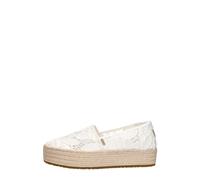 Toms - Espadrille compensée Valencia - Femme - Chaussures - Blanc - Taille: 39 EU