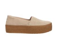 Toms Espadrille Valencia pour Femme, Avoine/Daim, 36.5 EU
