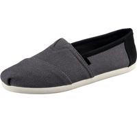 TOMS Espadrilles 'Alpargata' gris foncé / noir, Taille 42