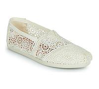 Toms Shoes Mocassin Femme Moroccan Corchet Alpargata Plat Blanc cassé Taille 38,5 EU
