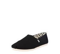 TOMS Mocassin plat Alpargata en coton recyclé Homme Blanc/Noir 43,5 EU