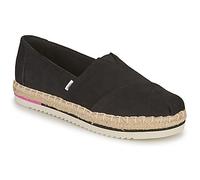 Toms Espadrilles ALPARGATA PLATFORM ROPE in Noir 36 1/2