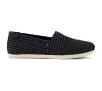 TOMS Espadrilles Alpargata pour Femme, Black Repreve Waffle, 37.5 EU