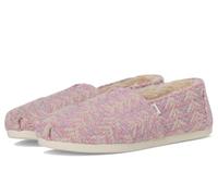TOMS Espadrilles Alpargata pour Femme, Fausse Fourrure tissée Rose Vintage, 36 EU