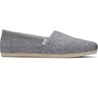 TOMS Espadrilles Alpargata pour Femme, Tricot Gris Scintillant Ultime, 37 EU