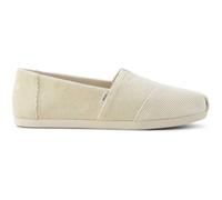 TOMS Espadrilles Alpargata pour Femme, Velours côtelé Beige, 37 EU