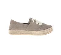 Toms Espadrilles plates Carolina à lacets Oxford pour femme, beige, 39 EU