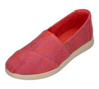 TOMS Espadrilles pour femme - Alpargata Plus 10021915 - Flame Diamond, Flame Diamond Global Woven, 40 EU