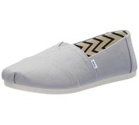 Toms Espadrilles pour Femme, Toile de Coton recyclé Gris Drizzle, 37 EU