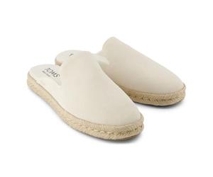 TOMS Espadrilles Santiago Mule pour femme, Daim sable clair, 38.5 EU