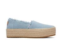 Toms - Espadrilles Valencia pour Femme, Bleu Pastel, 38.5 EU