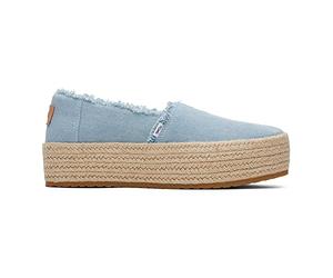 Toms - Espadrilles Valencia pour Femme, Bleu Pastel, 42.5 EU
