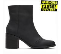 Toms Evelyn Cuir Femmes Mode Robe Créateur Habillé Bottines Noir