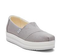 TOMS Femme Alp Midform Loafer-Flats, Toile Grise Bruyante, 36.5 EU