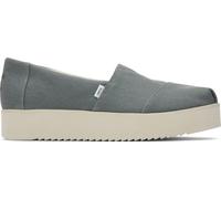 TOMS Femme Alp Midform Semelle de Mocassin, Bonsai Green Canvas, 39 EU