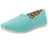TOMS Femme Alpargata Classic Espadrilles, Aqua Heritage Canvas, 41 EU