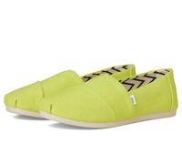 TOMS Femme Alpargata Classic Espadrilles, Bright Lime Heritage Canvas, 38.5 EU
