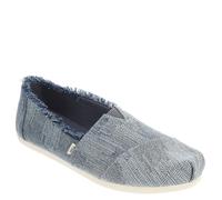 TOMS Femme Alpargata Classic Espadrilles, Dark Sky Textured Denim Fray, 36.5 EU