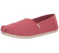 TOMS Femme Alpargata Print Glitter Semelle de Mocassin, Pink Red, 35.5 EU