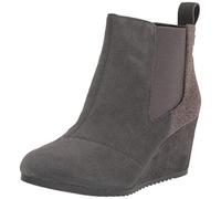 TOMS Femme Bailey Bottine, Gunmetal Suede, 41 EU