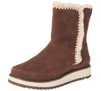 TOMS Femme Bergen Botte de Neige, Water Resistant Oak Brown Suede, 40 EU