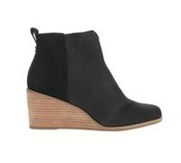 TOMS Femme Clare Loafers-shoes, Cuir Noir Suède, 47 EU