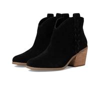 TOMS Femme Constance Bottine, Tresse en Daim Noir, 42.5 EU