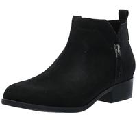 TOMS Femme Dahlia Bottine, Toile Heritage en Daim Noir, 42 EU