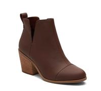 TOMS Femme Découpe permanente Botte, Cuir de châtaignier, 36 EU