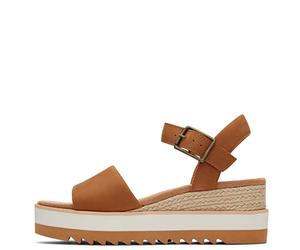 TOMS Femme Diana Wedges-sandals, Peau, 35.5 EU
