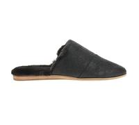 TOMS Femme Jade Mule, Black Metallic Suede Faux Fur, 36.5 EU