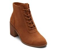 TOMS Femme Lacets Evelyn Bottine, Suède Camel, 37.5 EU